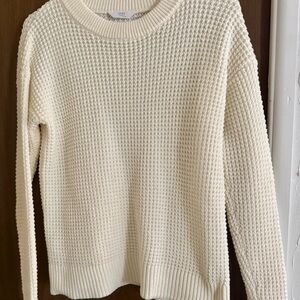 Time and Tru Midweight Waffle Stitch Sweater